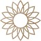 Ekena Millwork Daisy Wood Fretwork Pierced Ceiling Medallion, Red Oak, 40"OD x 13 1/4"ID x 1/4"T CMWP40X40X0250DARO - alternate 3